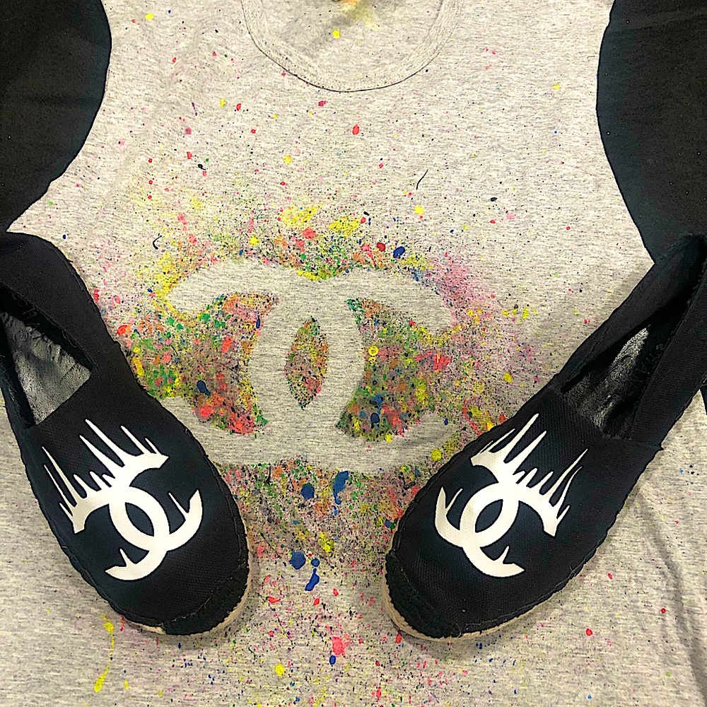 CHANEL flat espadrilles